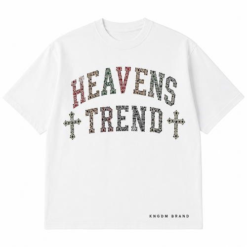Heavens Trend White Graphic Tee
